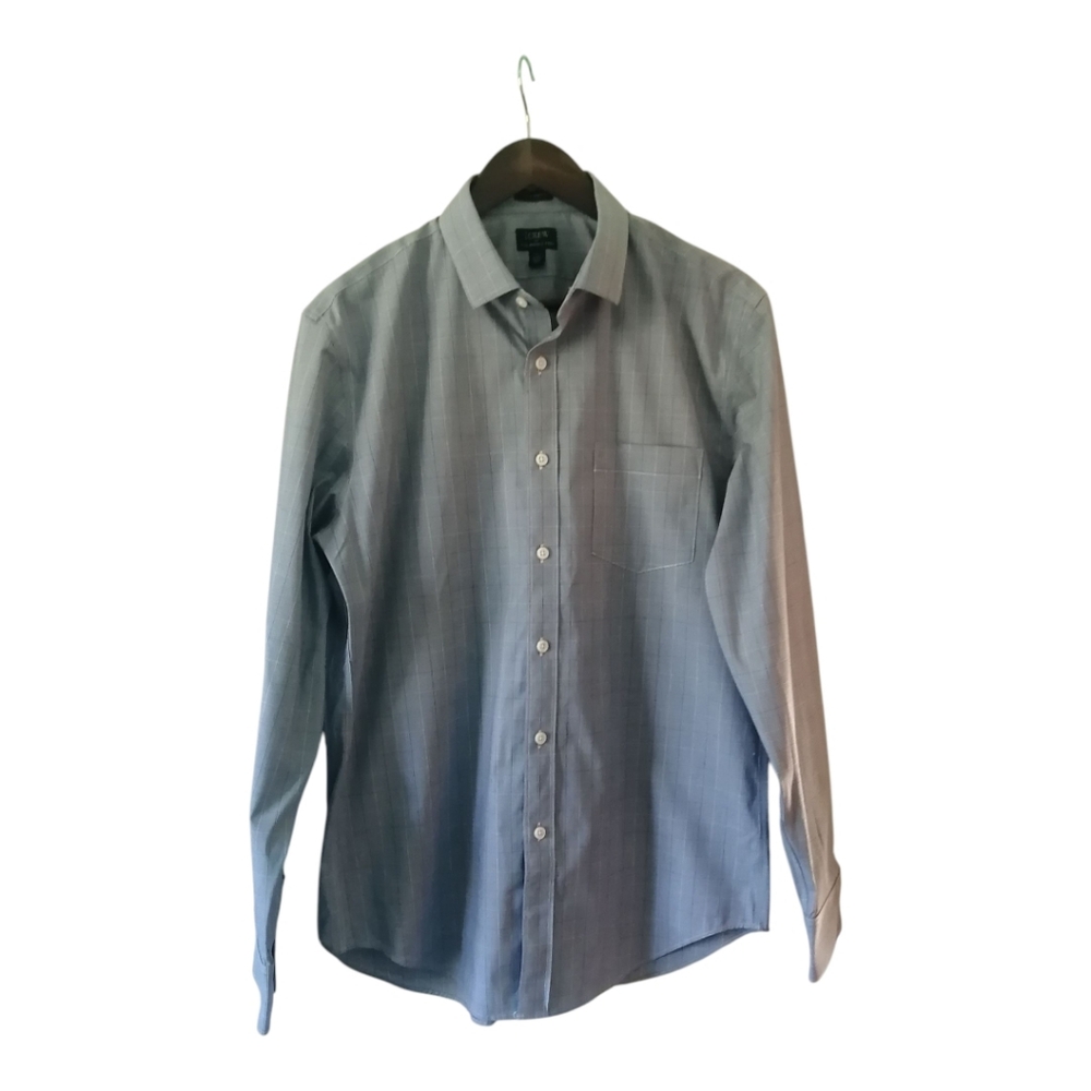 J. Crew Classic Blue Dress Shirt L